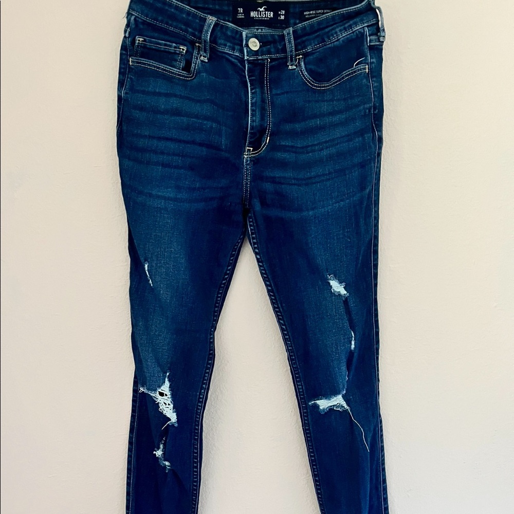 Hollister ripped jeans